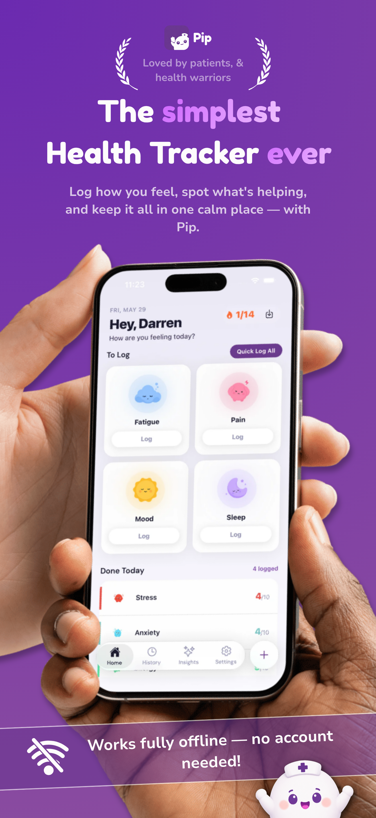 Pip dashboard screenshot